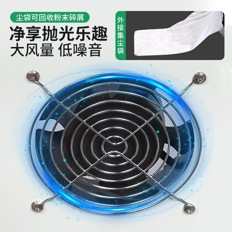 小型金银台式首饰防尘轮机布一体式吸层箱罩打磨抛光文玩机带防尘