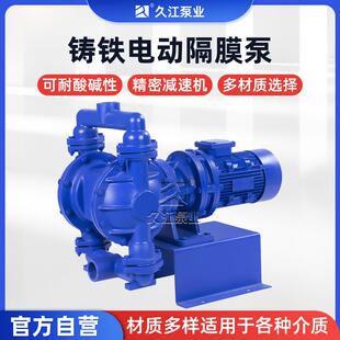 温州厂家直销DBY电动隔膜泵多用途铸铁自吸泥浆污水无堵塞隔膜泵