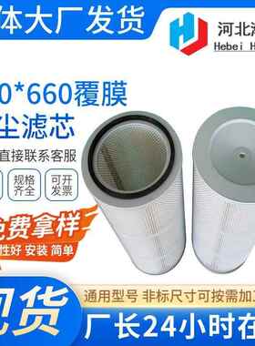 3566ptfe覆膜除尘滤芯 350660粉尘滤筒 抛丸机滤筒 厂家