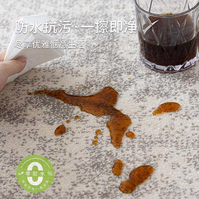 无胶防水客厅地毯意式轻奢风沙发茶几垫现代简约高级卧室2025新款