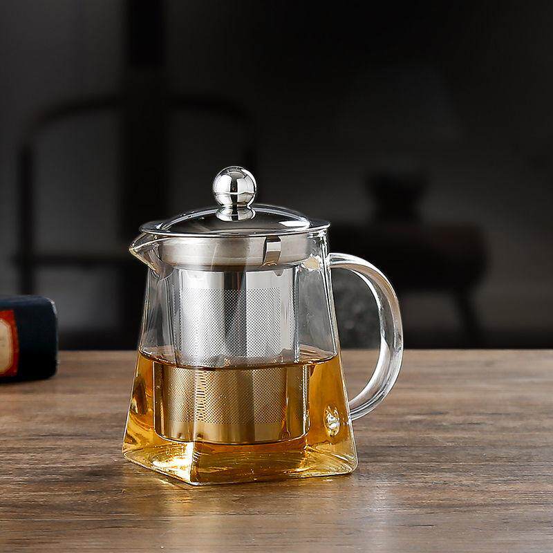 玻璃茶杯茶壶过滤泡茶壶加厚耐高温茶水分离功夫茶具套装花茶水壶