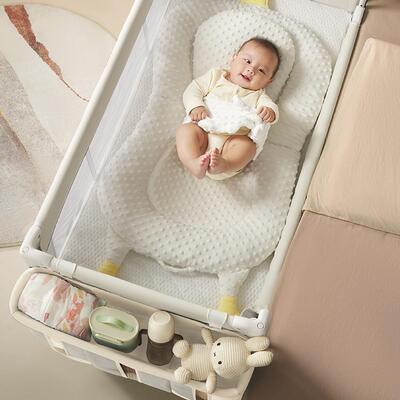 酷豆丁coolbaby多功能婴儿床拼接大床可移动新生儿宝宝床尿布台