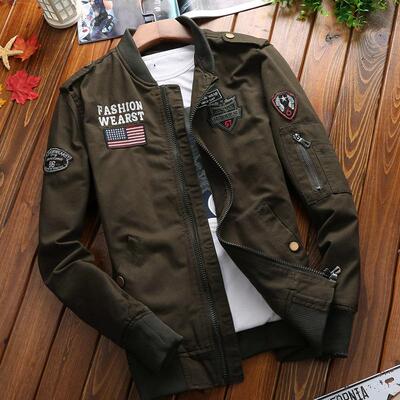Coat men's workwear rage tank suit short pilot jacket