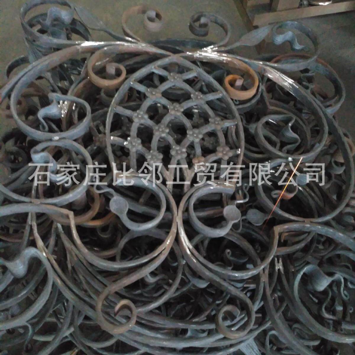 厂家 锻造铁艺楼梯花件 组合花件 冲压件 铸铁配件