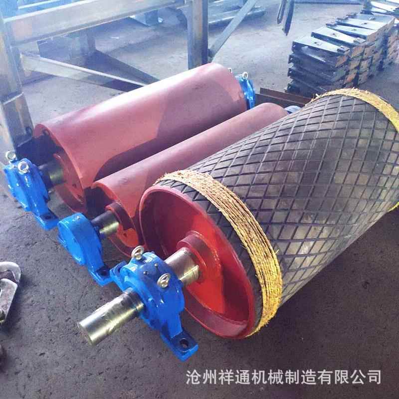 皮带机改向滚筒 包胶铸胶辊筒 传动驱动滚筒 压带轮