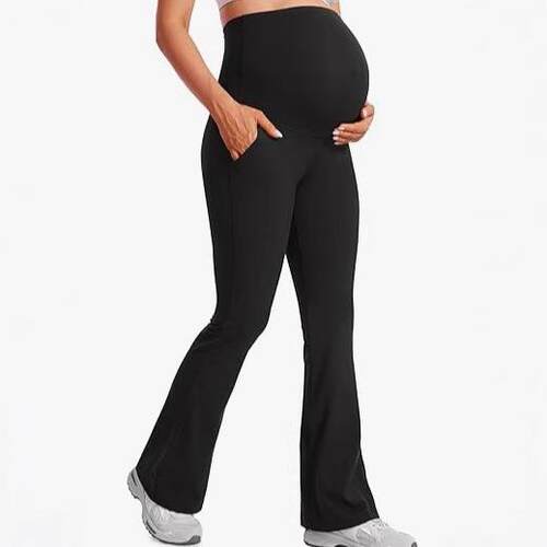 4-Piece Set: Butter-Soft Maternity Flared Pants |, Fashion