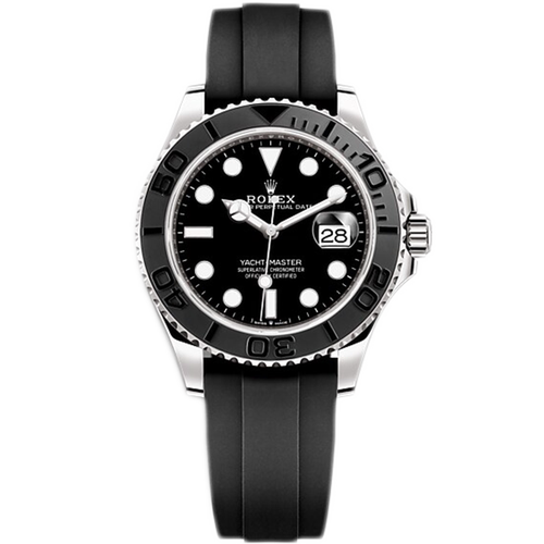 未使用[9.9新]劳力士游艇名仕型18K白金自动机械手表男226659