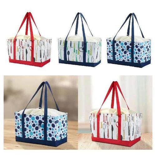 Insulated Reusable Grocery Shopping Bag Drawstring