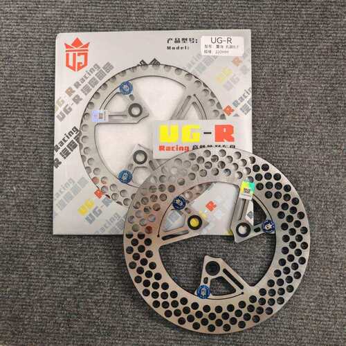 UGR雷鸣刹车盘半浮动小牛九号刹车盘220刹车盘飞机声