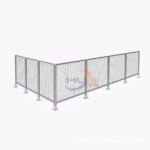 铝型材围栏车间隔断工厂护栏网设备隔离网防护罩安全防护栏围栏