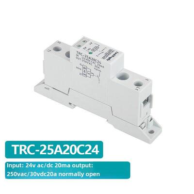 轨式大功率电磁继电器Trc-25A20C24一个常开20A模块模块12V24V