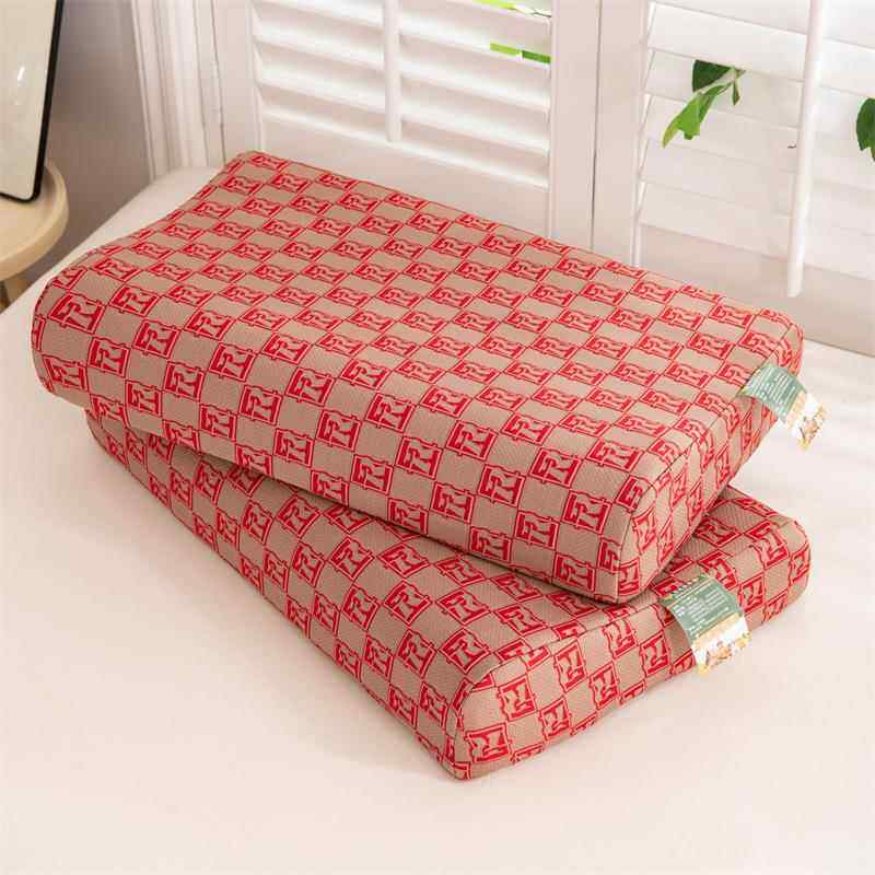 回弹带乳胶枕芯针织枕套4RY0x套6cm枕头枕芯内胆一个套单20025新