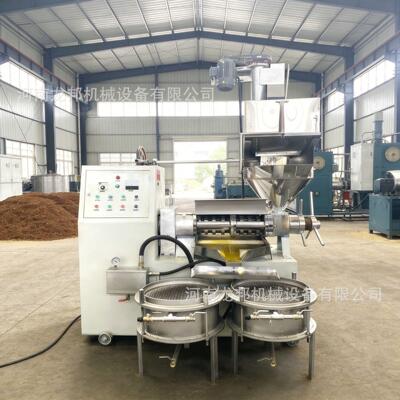 商用全自动螺旋冷热双用GWK油坊压油榨物油机种植 油可压多榨
