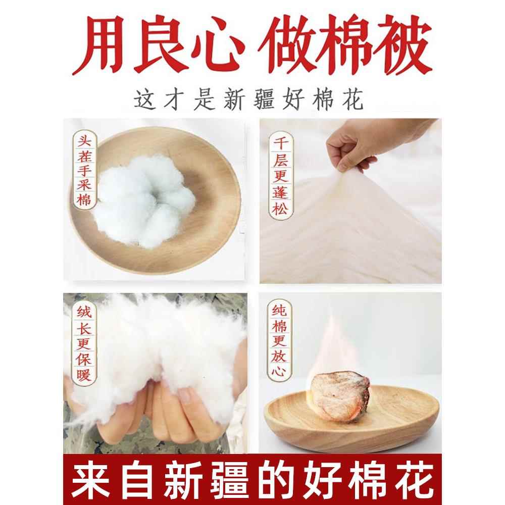 疆花棉被HGMHB子里外全棉新秋冬被纯棉被垫被棉絮床垫褥子棉胎被