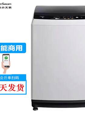 小.天鹅投币自助式8/10公斤扫码洗衣机大型可洗被子 手机微信付费