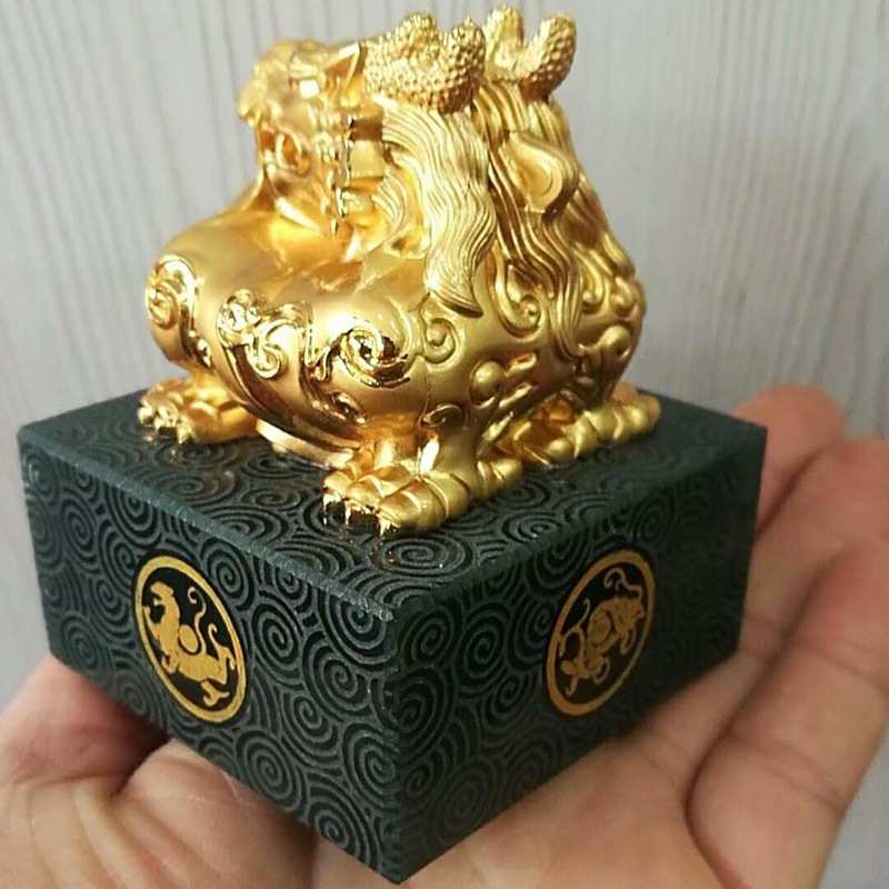销礼品摆件 和田玉玺会青玉饰 和田玉商务 摆龙头批发印章