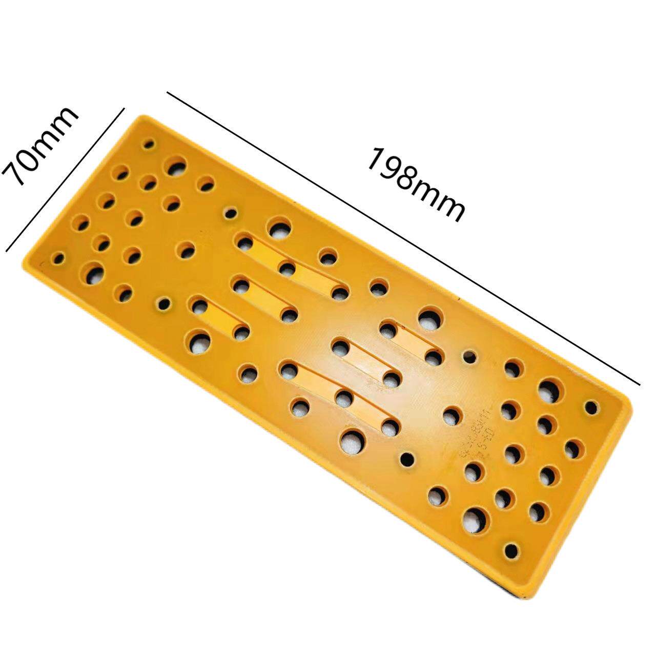 长方形干磨机托盘70198磨卡砂纸盘自粘打磨盘原装底盘砂纸盘底座