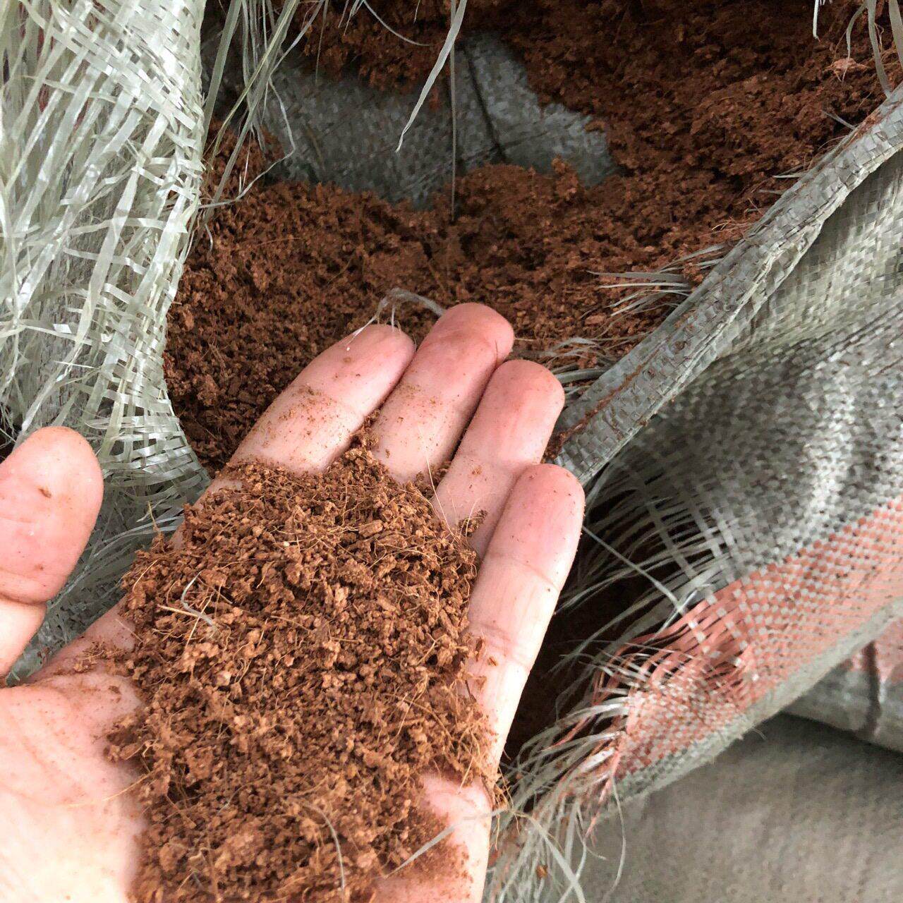 源头厂家广州散装袋包低盐大包装菲律宾花卉通用椰糠直接使用