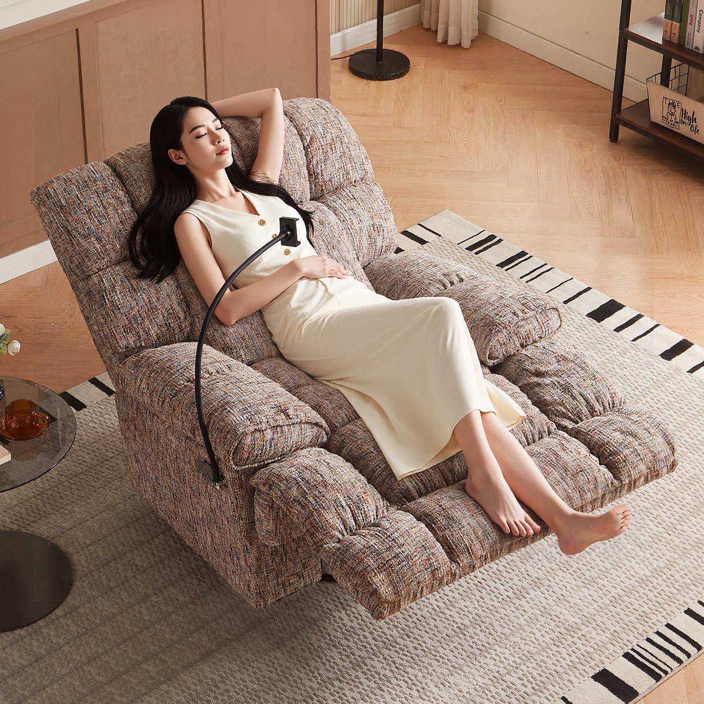 头等太空舱单人沙发非电动多功能可躺可摇逍遥休闲懒人椅客厅阳台