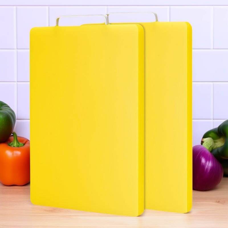 加厚和面 面黄色水果双面家用pe抗菌防霉塑料案板切菜板砧板菜板