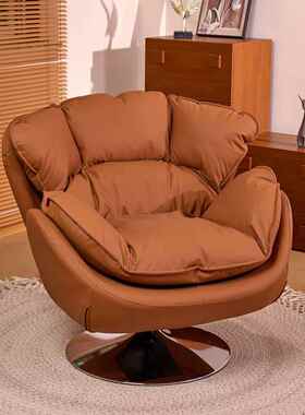 意设计师单人旋转沙椅发椅家用现代简约阳台厅懒人OQJ沙发休闲客