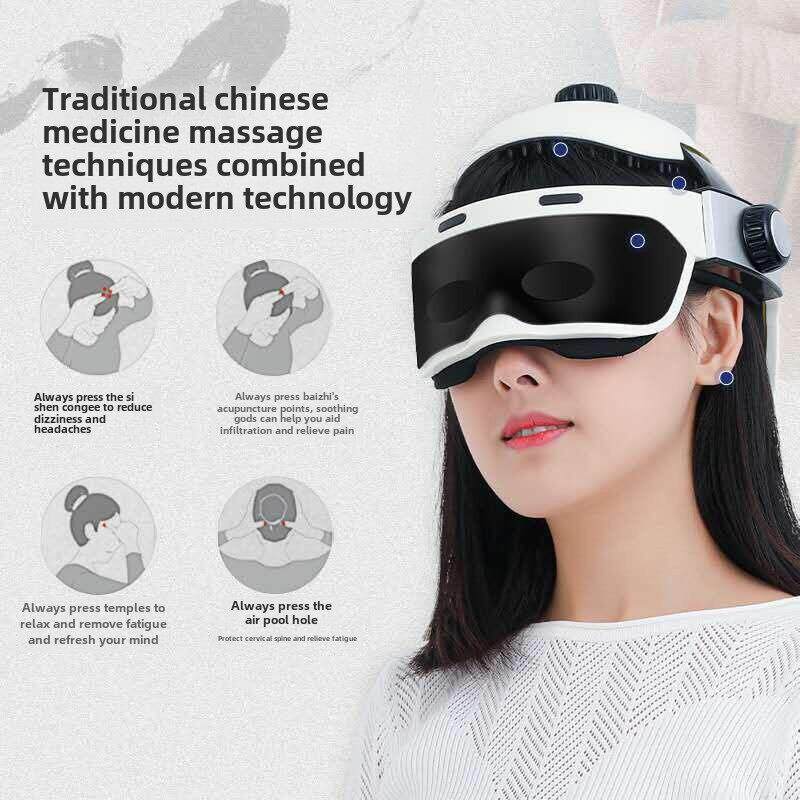电动头皮按摩仪头部按摩器多功能按摩仪器脑部按摩头盔头部按摩器