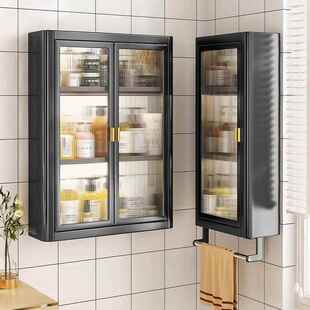 小户型洗漱台置物柜壁挂式墙上卫浴收纳层架一体浴室防水免打孔柜