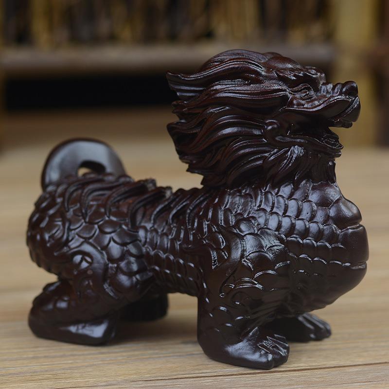 黑檀摆件手把件皮黑木雕家居装饰品客厅摆件创意雕件酒柜摆设