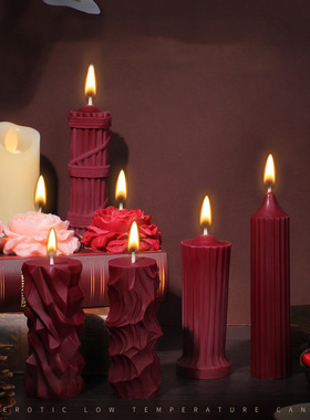 牡丹花低温蜡烛 48度大豆蜡猫爪小熊花朵蜡烛品质品质好货