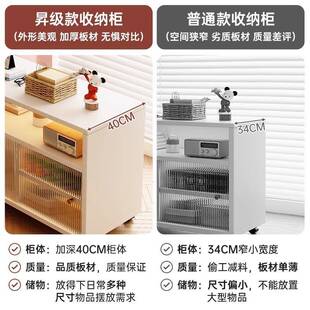 茶水纳柜客置物墙柜家用靠边柜厅立柜收CYD架小柜子储物柜矮柜餐