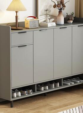 鞋柜新门口家用入户油玄关柜代奶风室内收纳柜现客厅简易爆款xg01