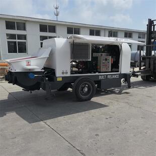 HBT5008V混凝土输送泵阿尔及利亚用的地泵50柴油泵道依茨拖泵