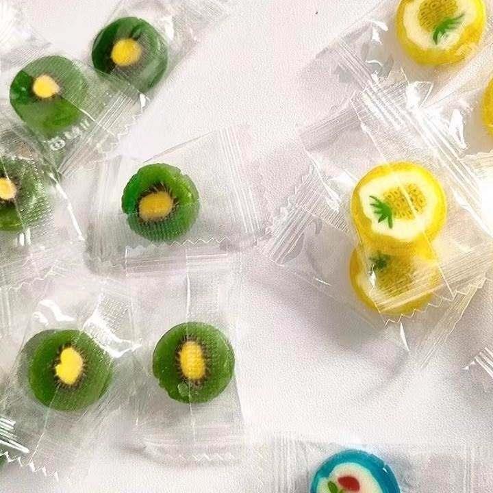 果真汇水果味切片糖网红创意手工糖混合水果味高颜值喜糖果零食