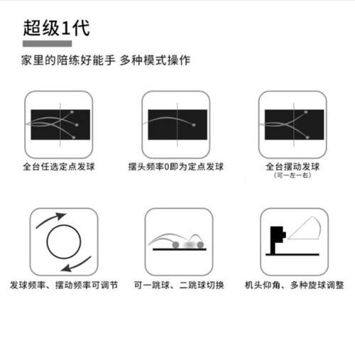 乒乓球发球机台式落地式初学级发球器乒乓球训练器一代