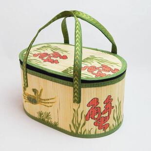 阳澄湖固城湖大闸蟹礼盒包装盒新款螃蟹河蟹礼品空盒竹篮