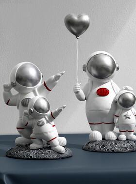 创北欧柜亲子宇航LEZ员小摆件桌面客厅玄电关视儿童房意间装饰品