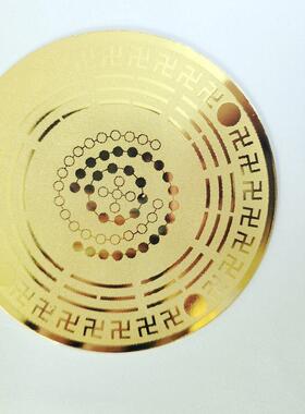 9厘米铜材大黑洞标牌量大从优