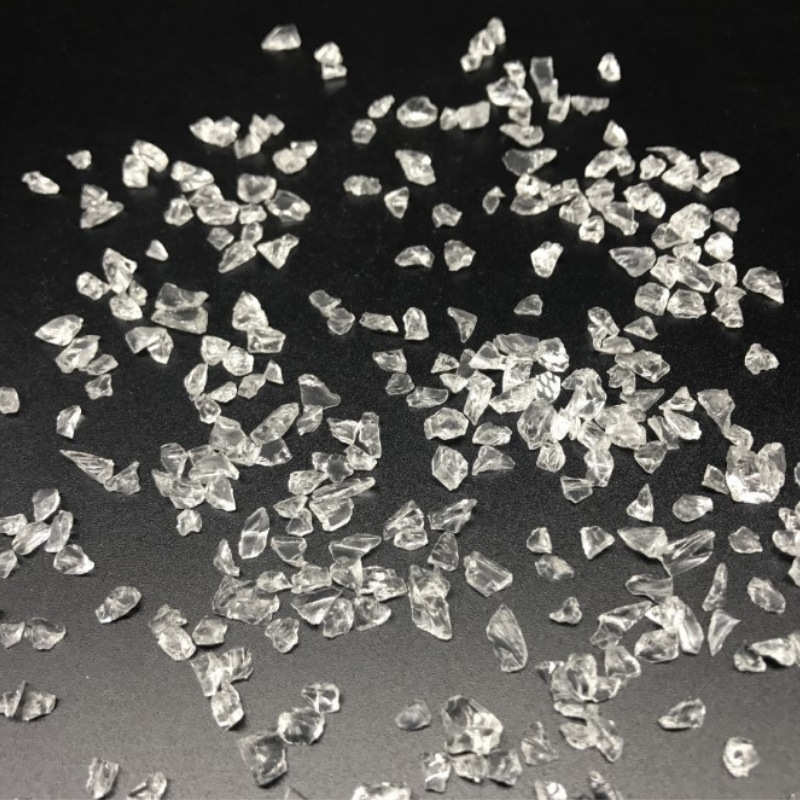 【厂家】彩色玻璃砂玻璃碎石不规则玻璃块地坪水磨石骨料玻璃渣