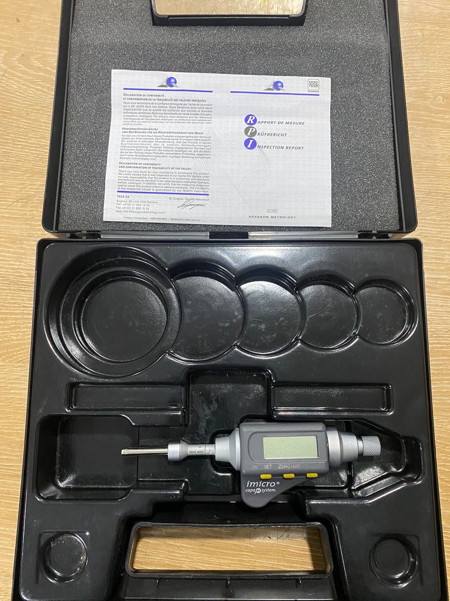 瑞士tesa三爪内径千分尺，内径千分尺，4.5-5.5mm功