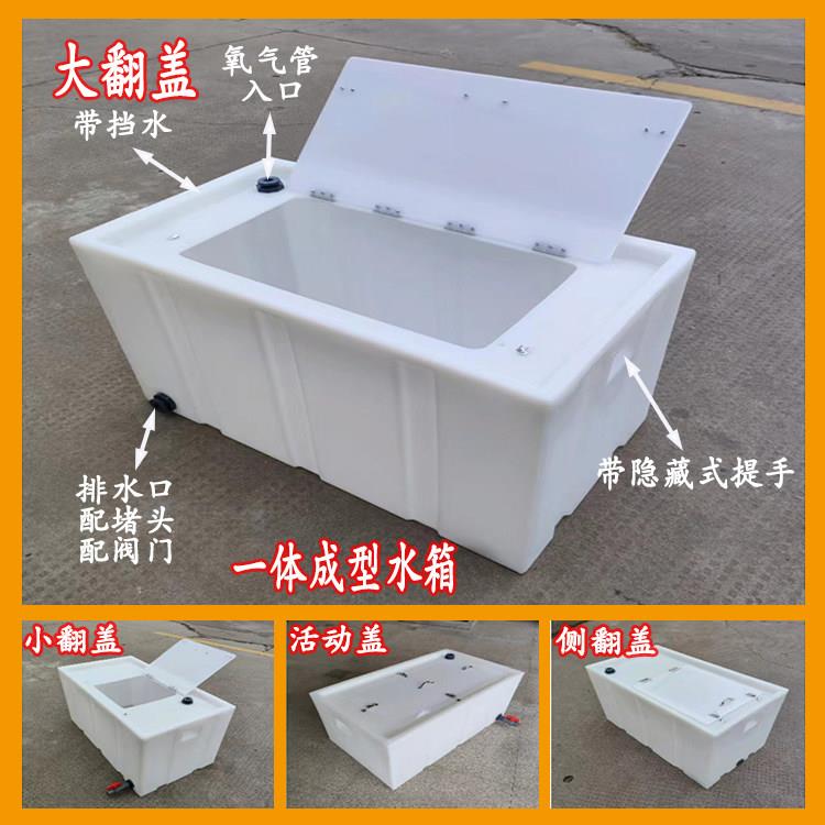 加翻AAP厚牛水筋料卧式盖后备箱活产动盖黑坑野钓桶塑料养殖桶活