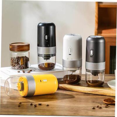electric coffee grinder 电动咖啡磨豆机手磨充电便携意式研磨机