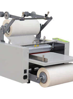 覆膜机全自动覆大钢辊可调速自动冷热裱高速A3覆膜机L386盛世阳光