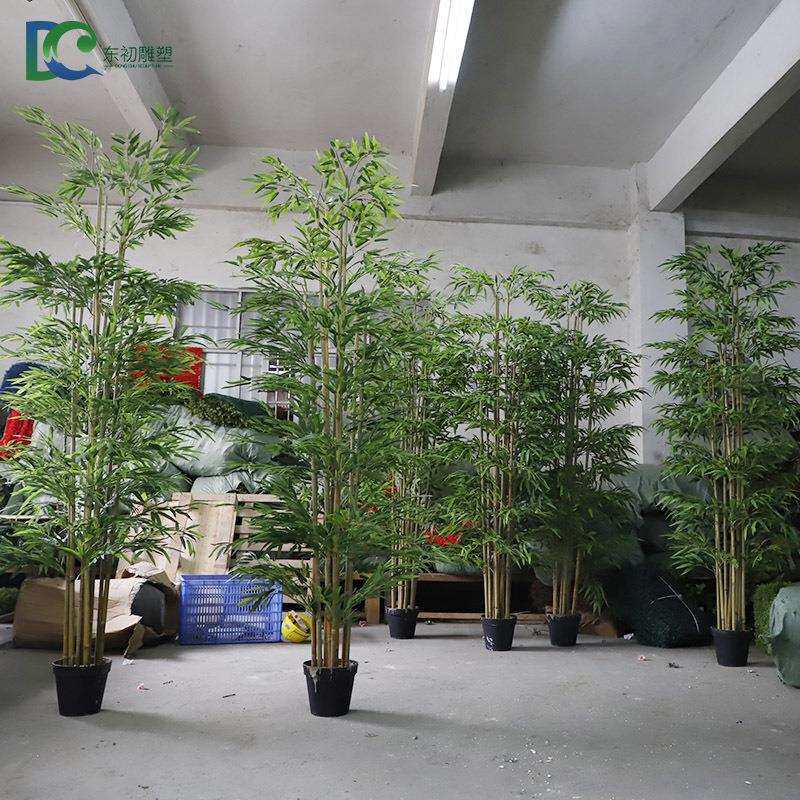 仿真竹子盆栽绿植 真木杆竹子景观 家居酒店商场百搭款式皆可装饰