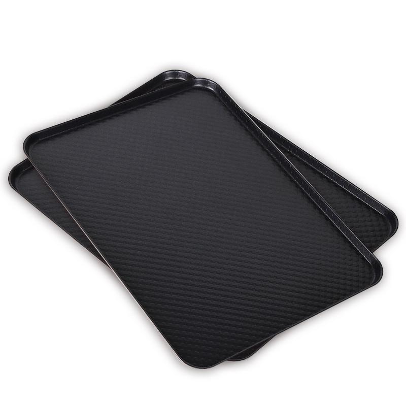 三能长方形烤盘SN1314不沾粘家用商用节能波纹烤盘40*30cmSN1313