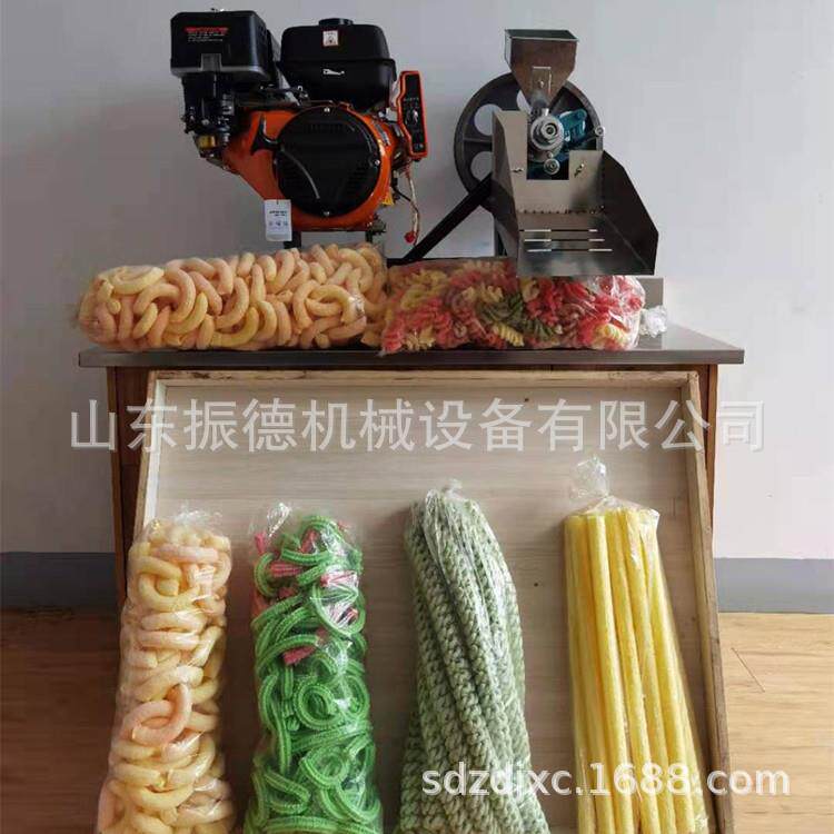 绿豆冰糖麻花膨化机厂家 大米玉米膨化机 小型玉米膨化机