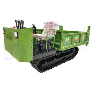 集英爬山虎履带式运输车果园山地爬坡王柴油自卸翻斗农用全地形车