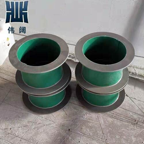 绿色PVC软连接 DN250mm防腐风机进风口PVC软接头 耐高温变径软连