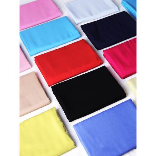 pure color of viscose fabric silk rayon black white cotton