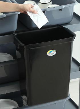 多料加厚加强型深灰色三层下栏餐厅堂用途厨房餐盘食塑推车清VCA