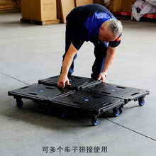 静音平板车载重王手拉便携拖车家用小推车拉货轻便折叠手推车
